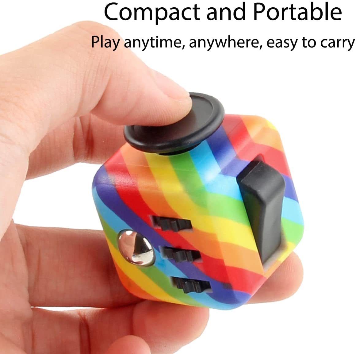 Geiruiou 6 Sides Hexagon Fidget Toys Cube 10