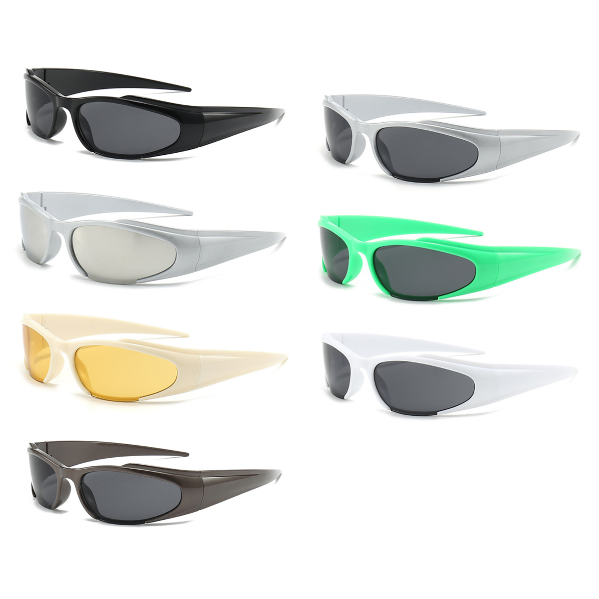 Sport Wraparound Cycling Sunglasses with UV Protection 4