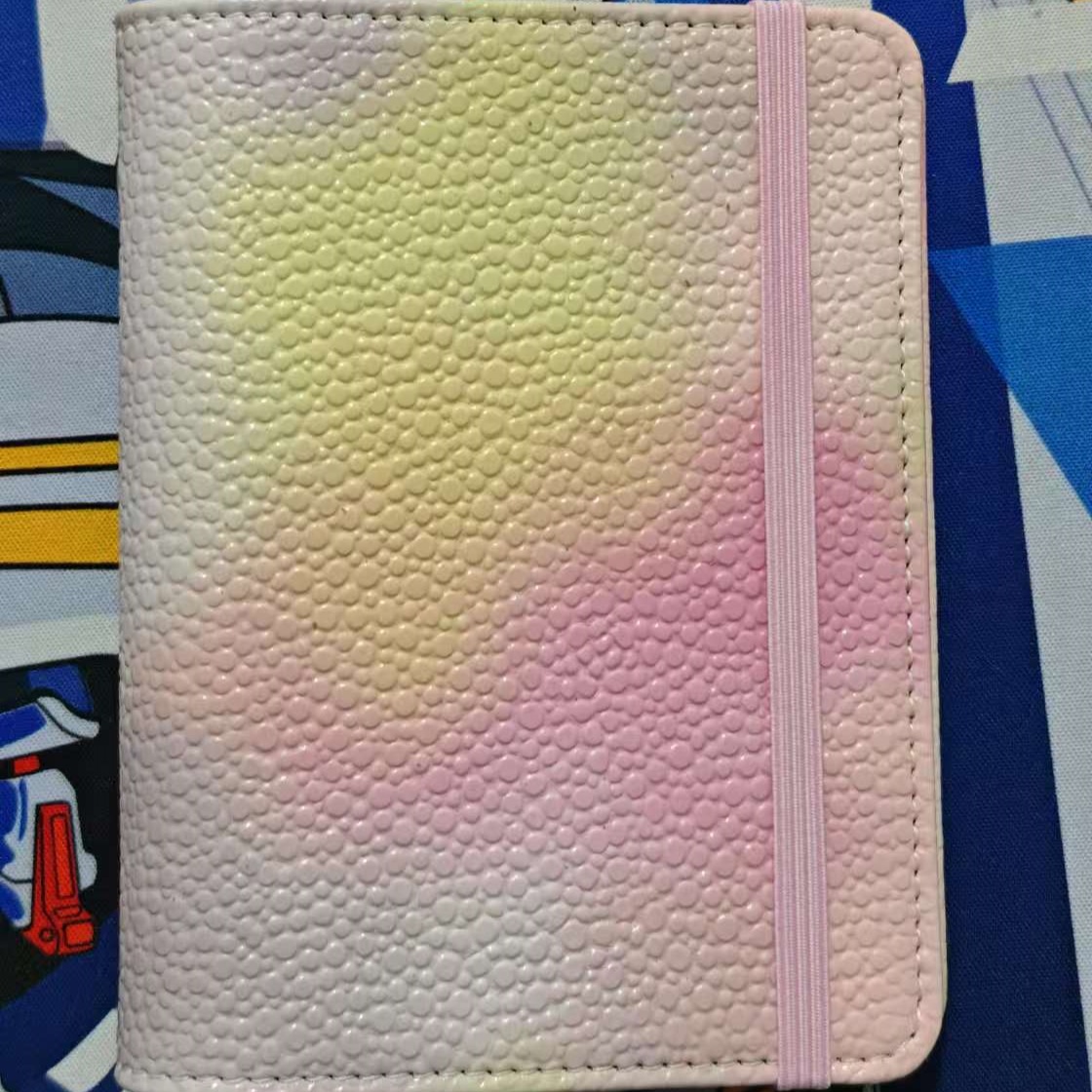 Durable leather binder with D-rings 14