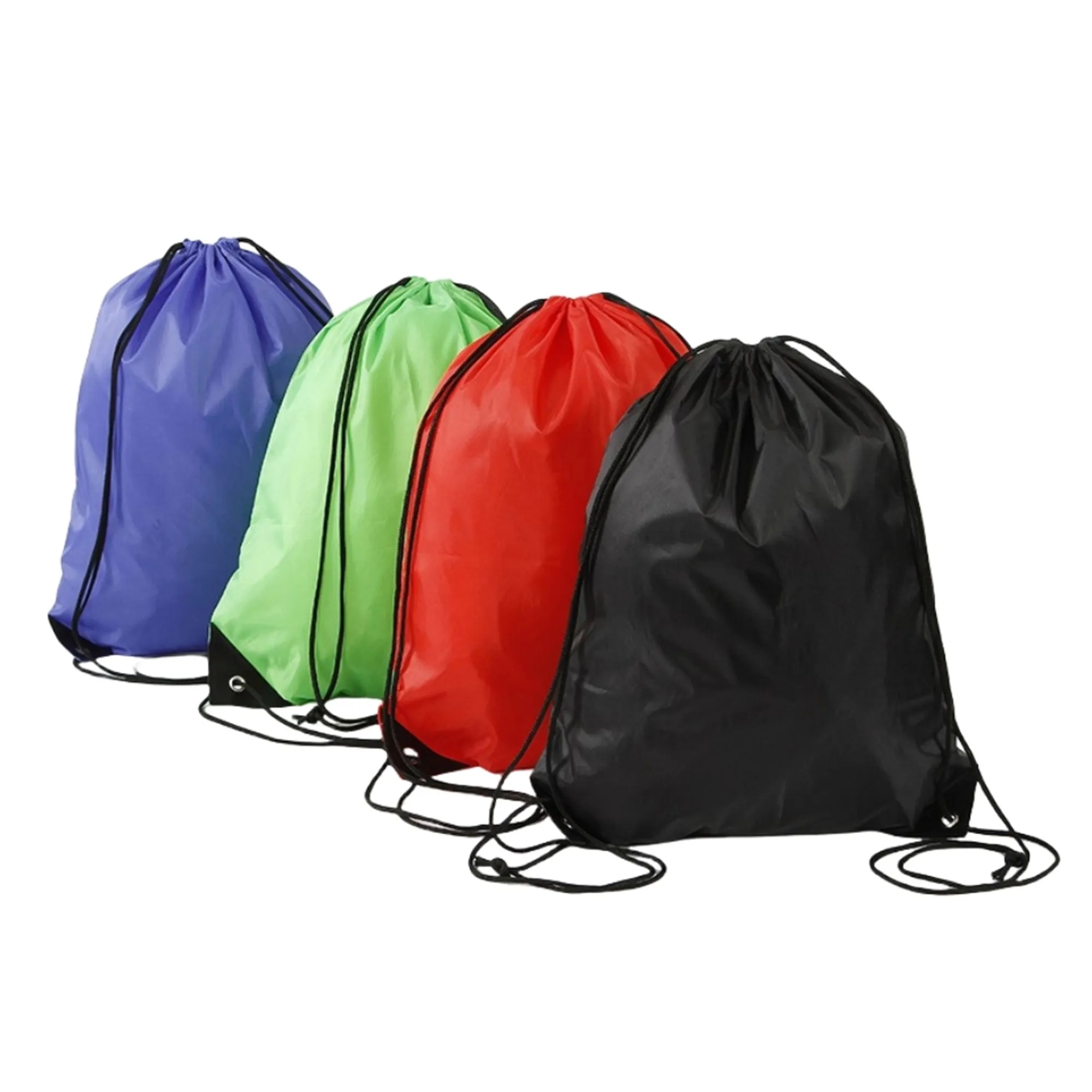 Colorful Polyester Sports Drawstring Backpacks 4