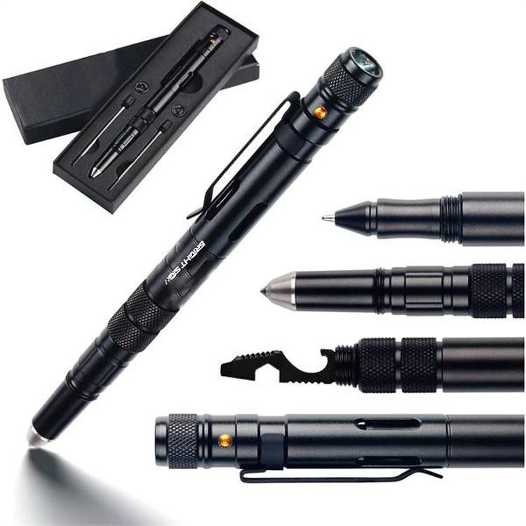 Multifunction Tactical Ballpoint Pen with LED Flashlight 3