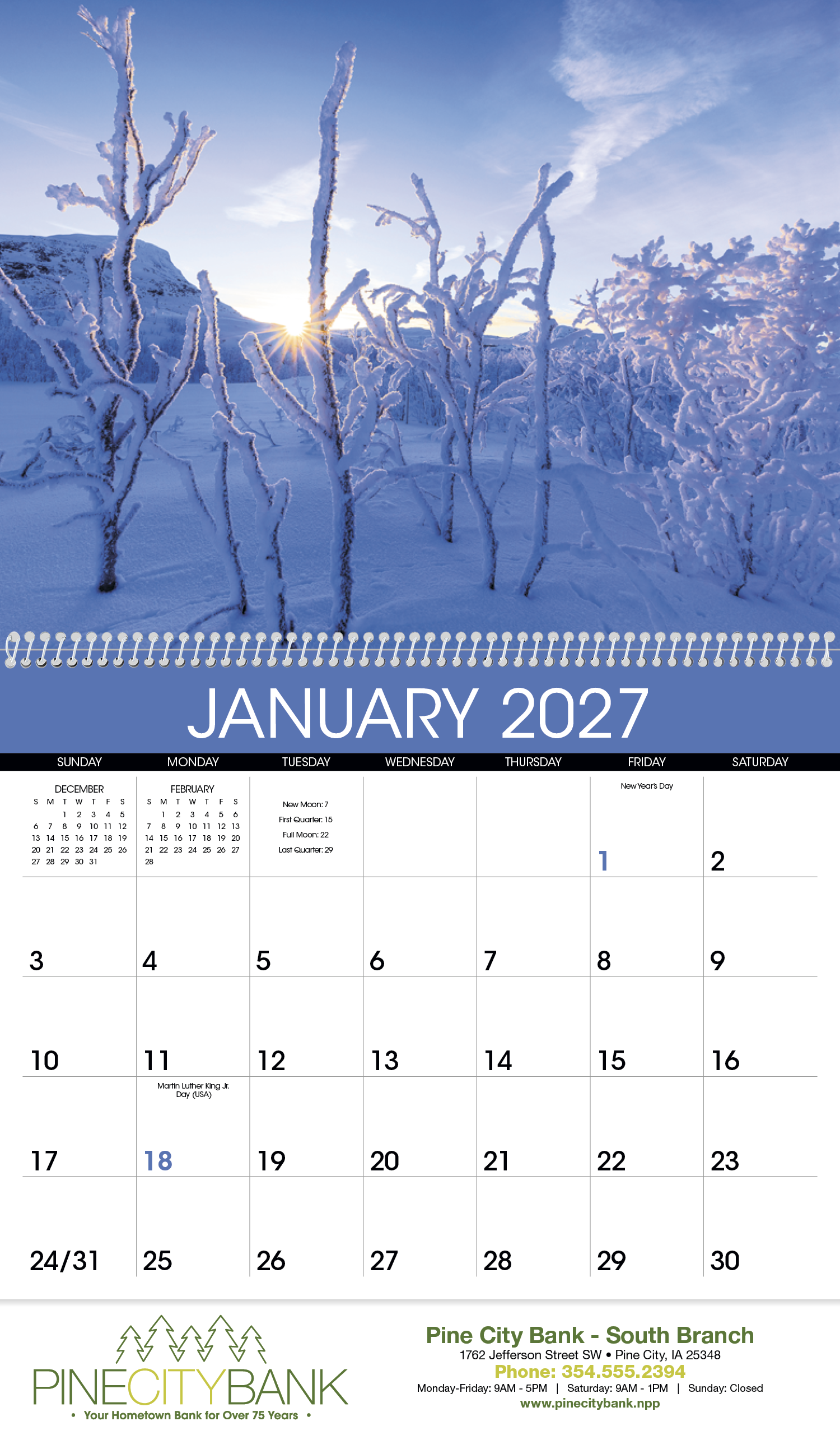 Triumph® Calendars Sunrise Sunset Calendar 80