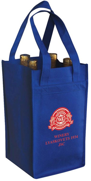 100GM Non-Woven 4 Bottle Wine Bag 2