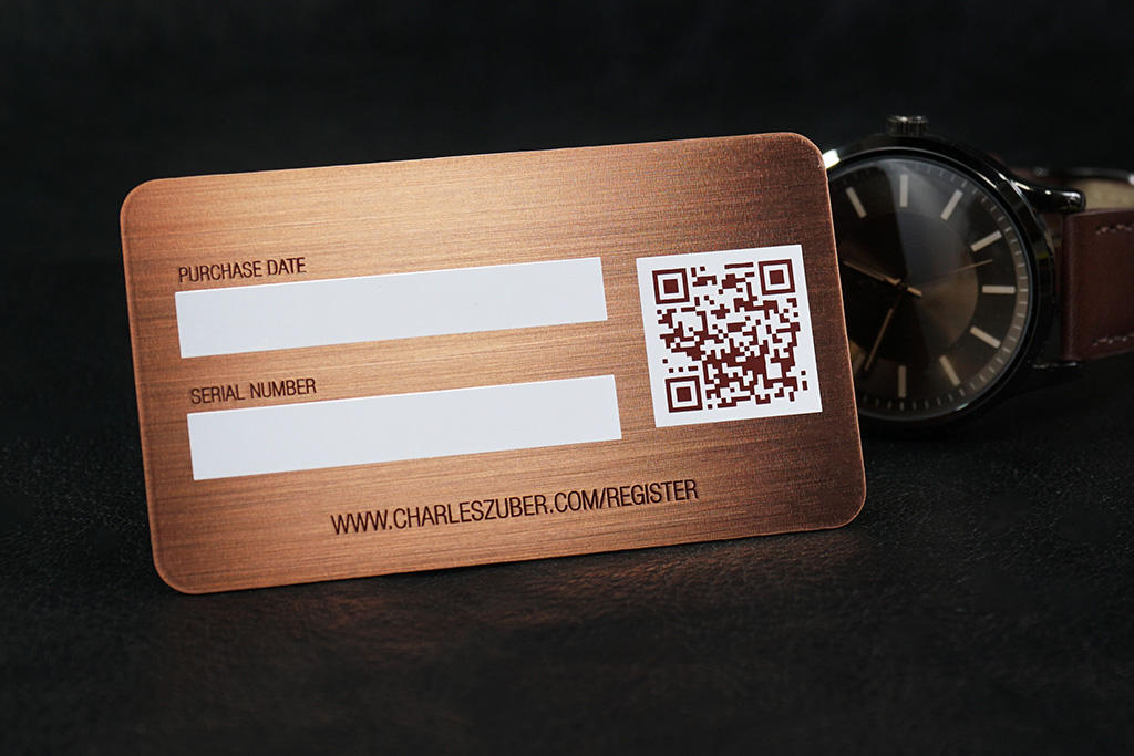 Copper Finish Metal Business Cards 9