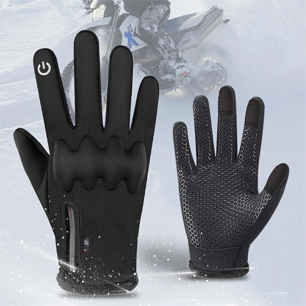 Winter Riding Waterproof Insulated Gloves 8