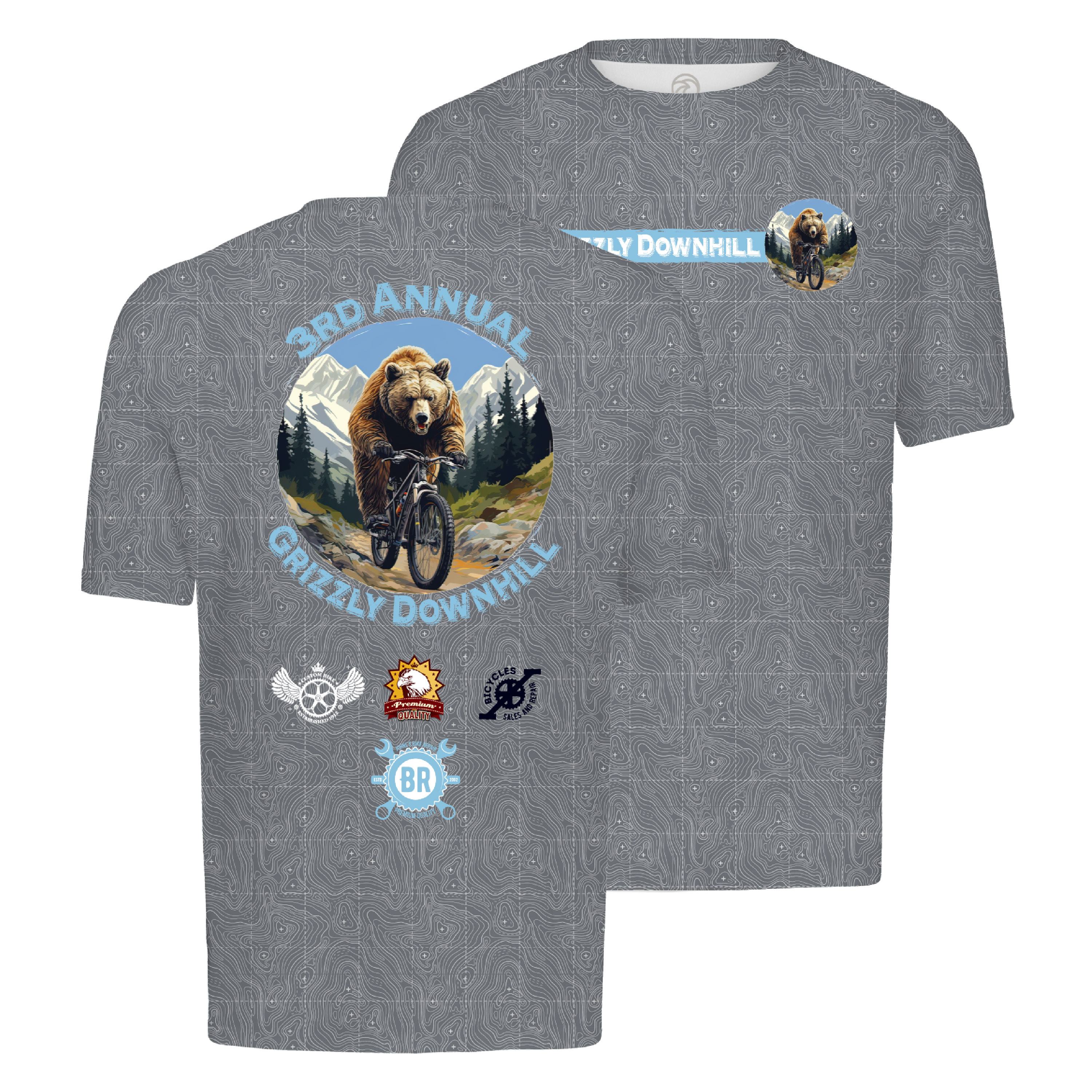 Vapor Apparel Full Sublimation Men's Midweight Short Sleeve T-Shirt 2