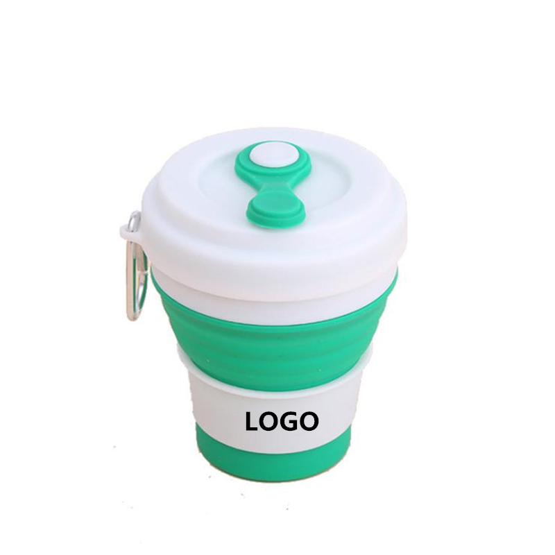 11.6OZ Collapsible Retractable Silicone Travel Cup 3