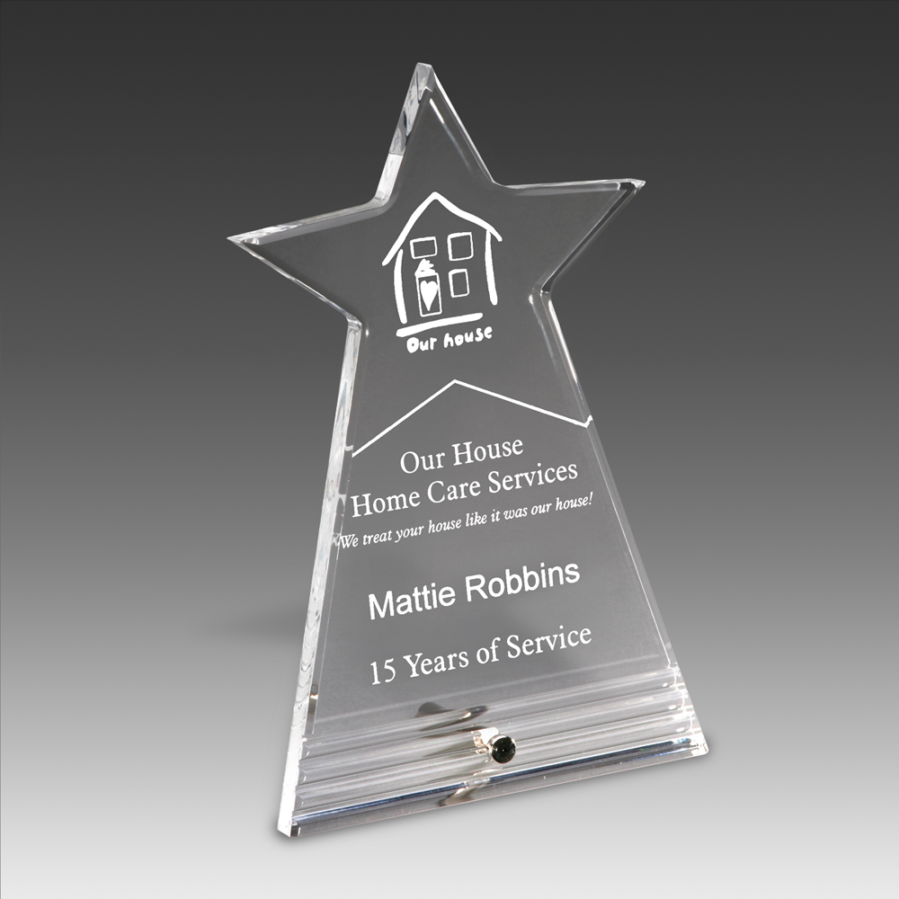7" Fasten Stand Up Star Burst Award 2