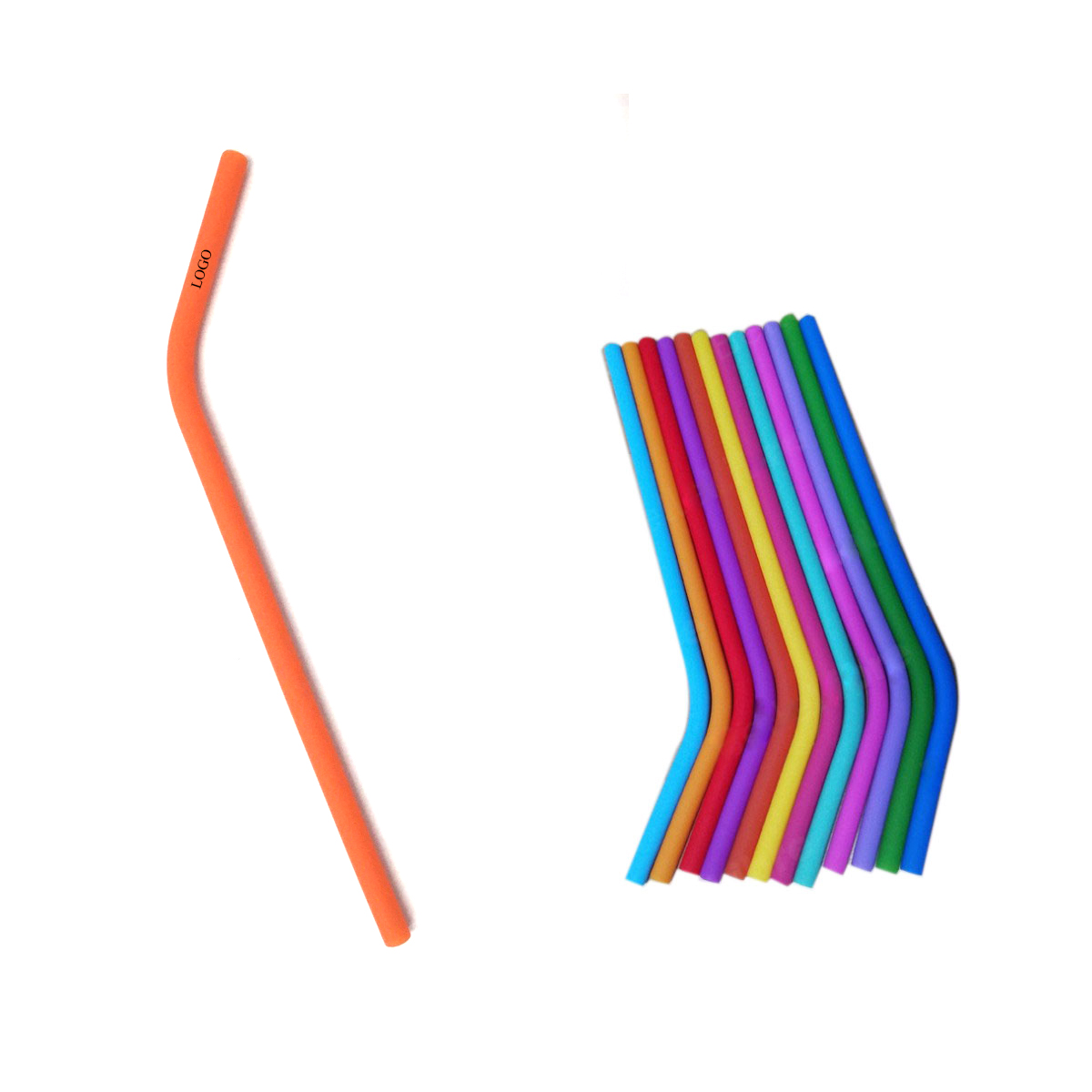 Long Size Silicone Straw 2