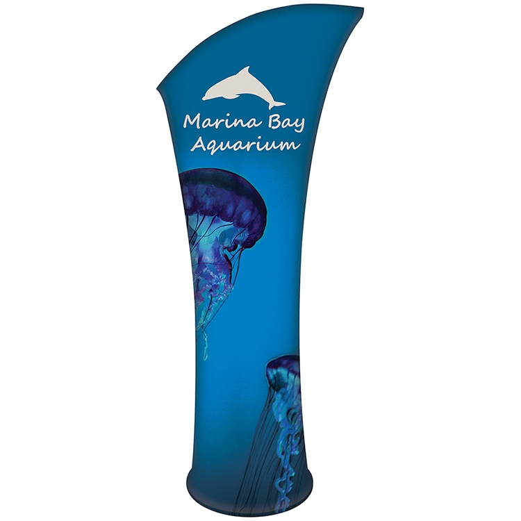 Tower Stand Pointed Curve Replacement Banner 2