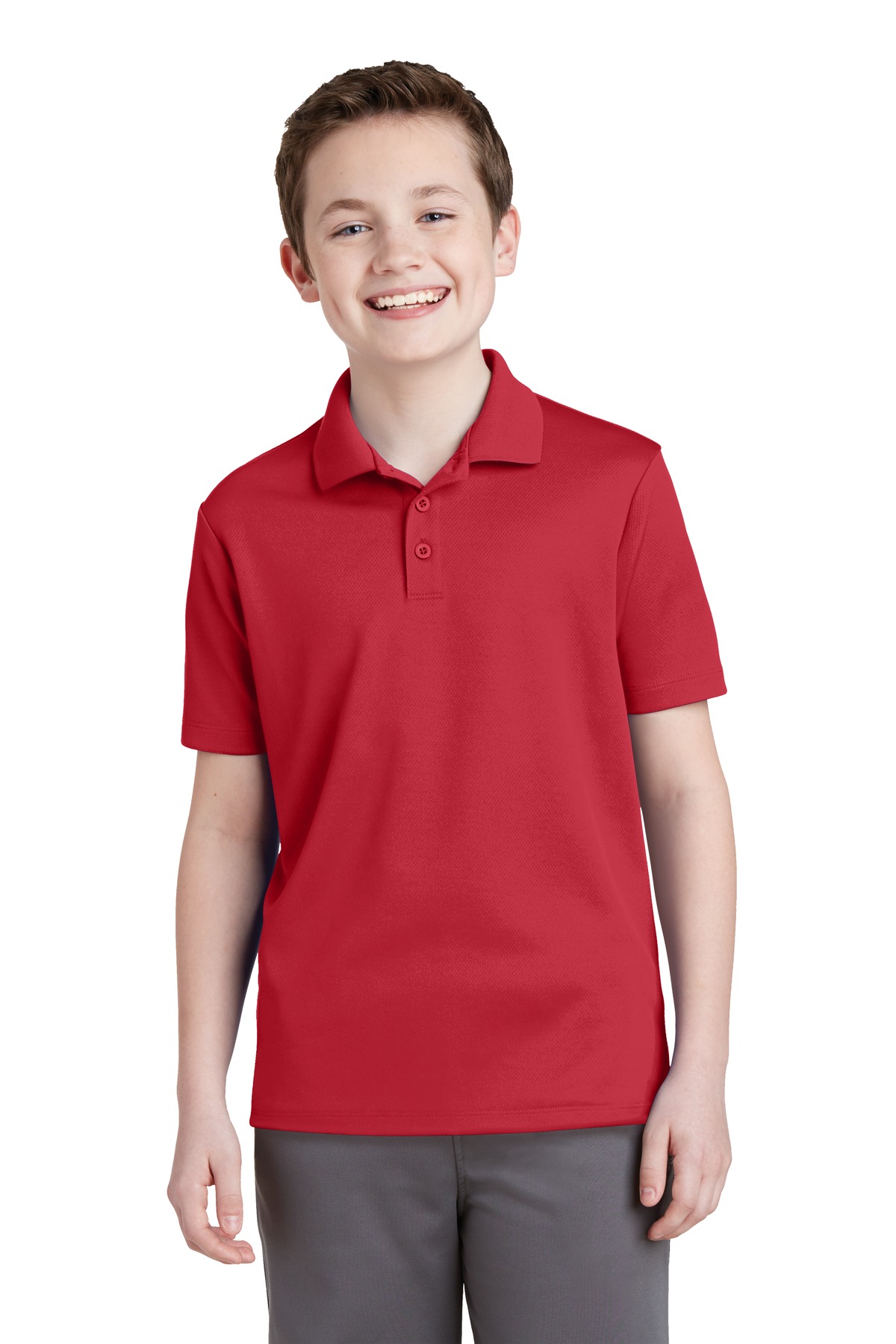 Sport-Tek® Youth PosiCharge RacerMesh Polo 38