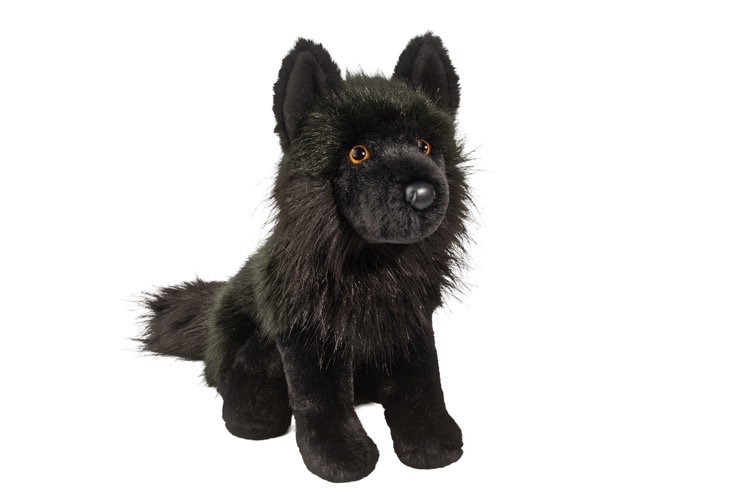 Vilkas Black Wolf Stuffed Animal 2