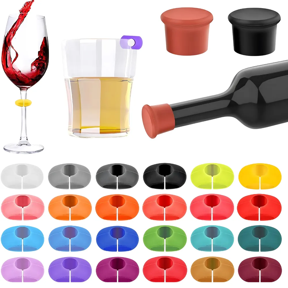 Silicone Wine Charms 2