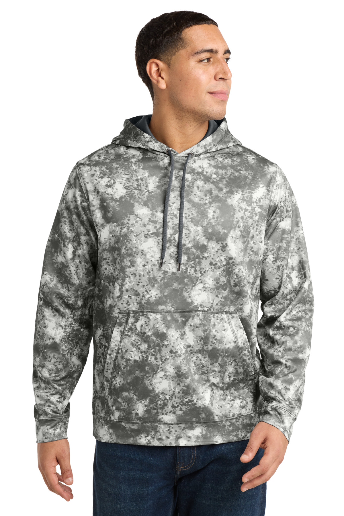 Sport-Tek Sport-Wick Mineral Freeze Fleece Hooded Pullover. ST230 36