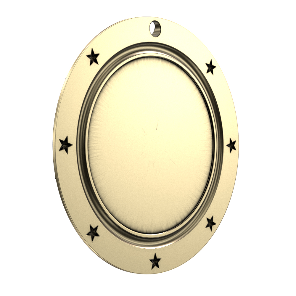 Book & Lamp World Class Medallion (3") 9