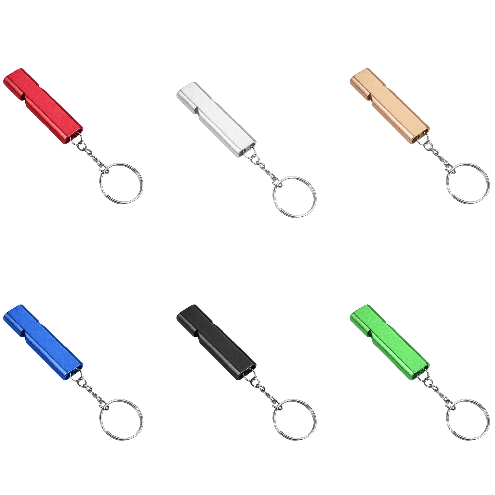 Portable Outdoor Emergency Two Barrel Whistle 5