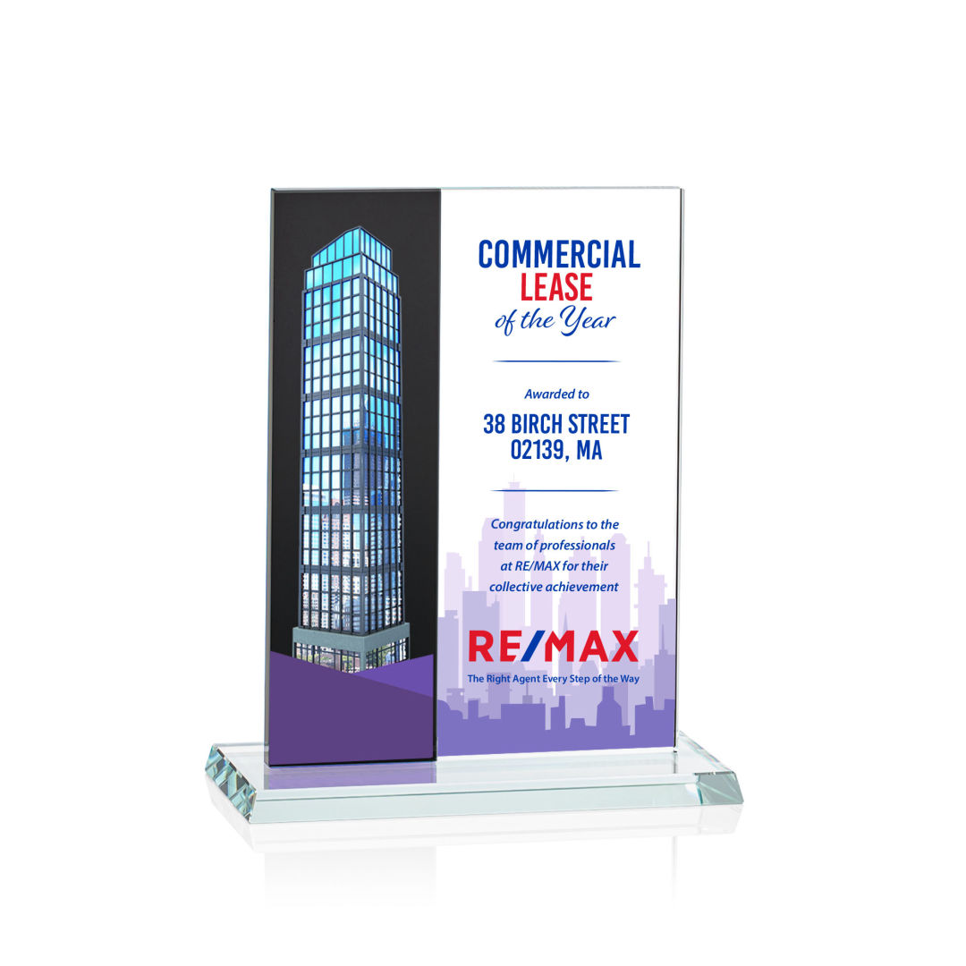 Composite Vertical VividPrint™ Award - Black 7