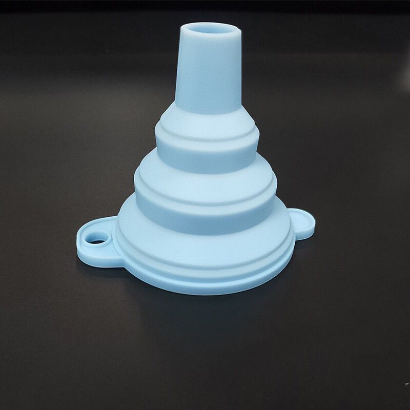 Collapsible Silicone Funnels Foldable Kitchen Funnels for Water Bottle 4