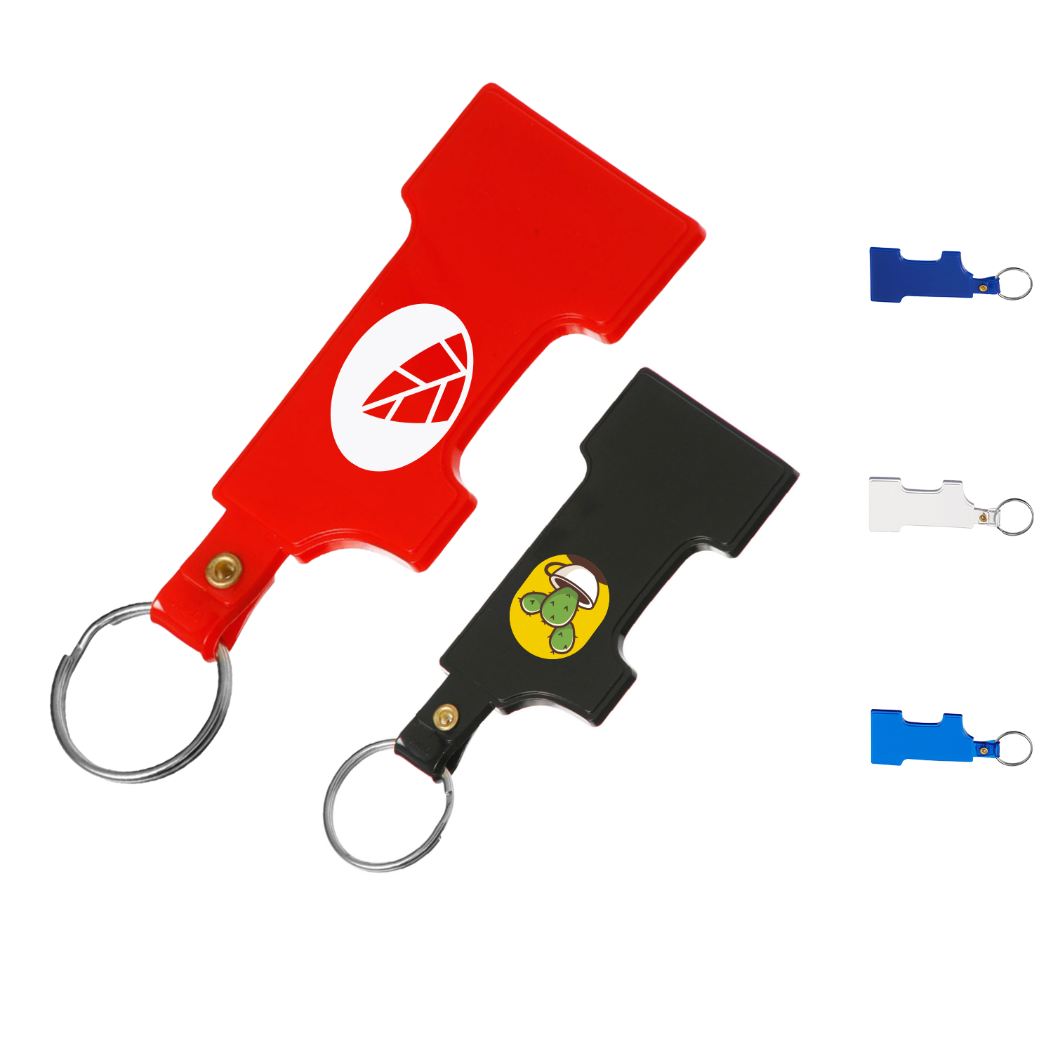 Soft Shape Number One Keychains 1