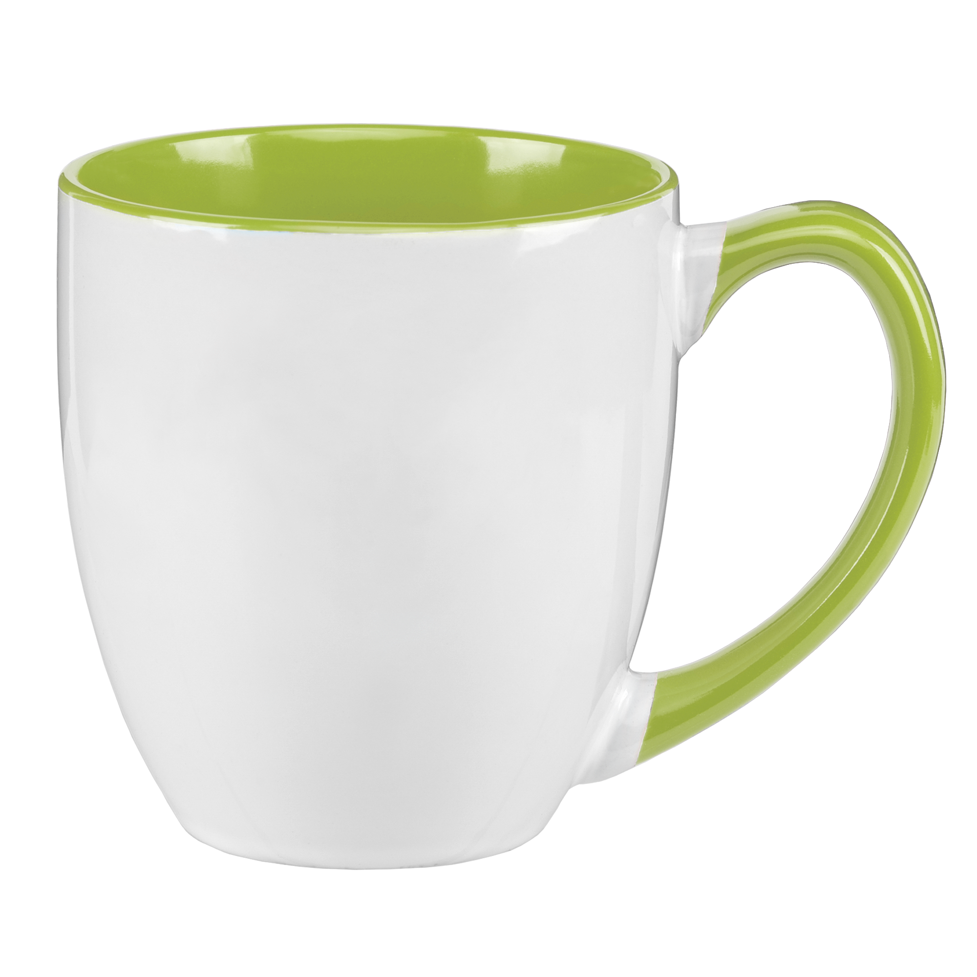 15 oz. Two-Tone Ceramic Bistro Mug 7