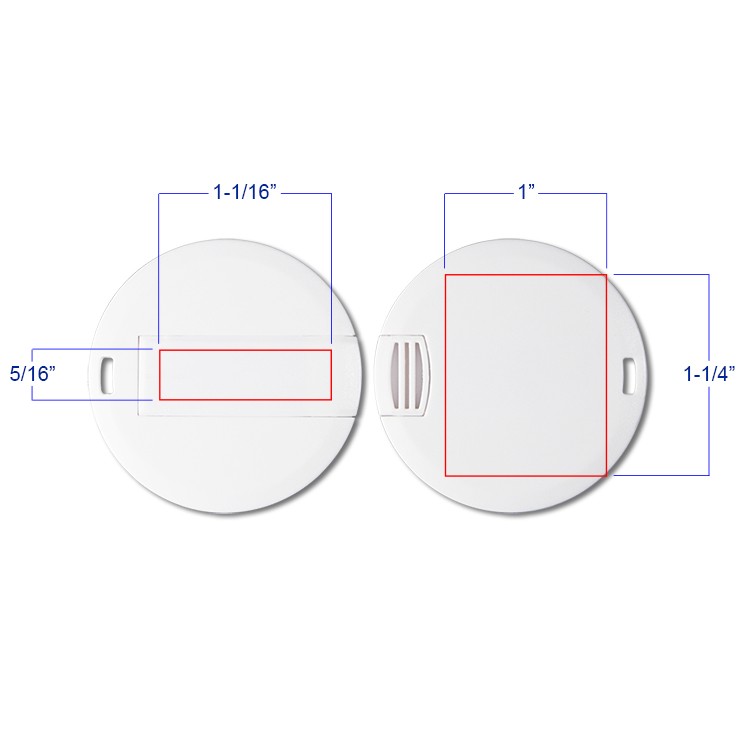 1036FMS - Round Flash Memory Drive 2