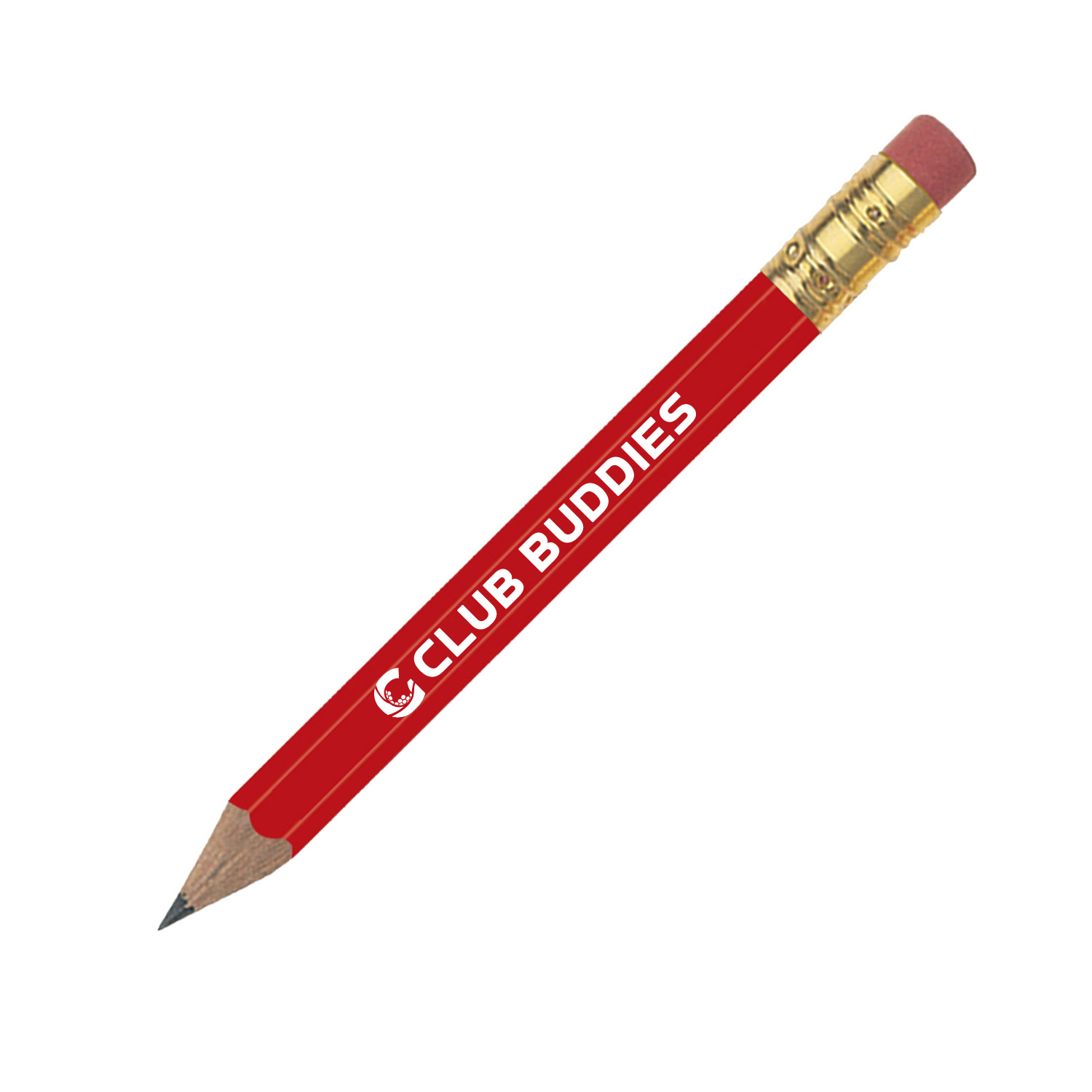 Golf Pencil (Hexagonal) with Eraser 1