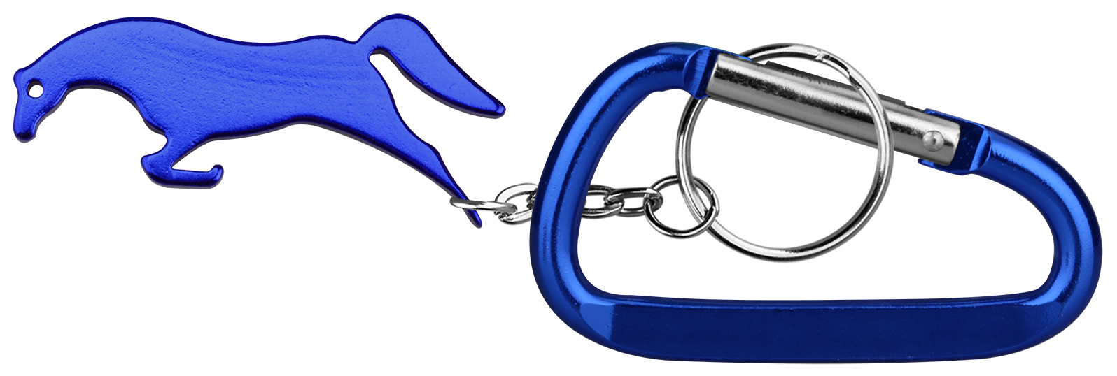 Horse shape bottle opener with key chain. 7