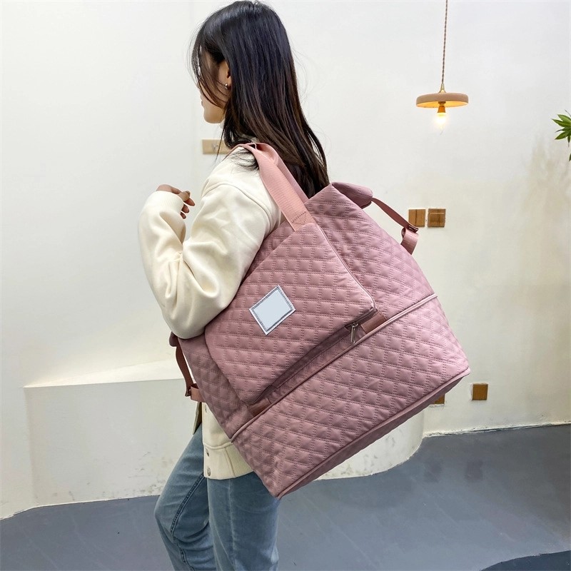 Foldable Travel Sport Tote Handbag Yoga Weekender Duffel Bag 4