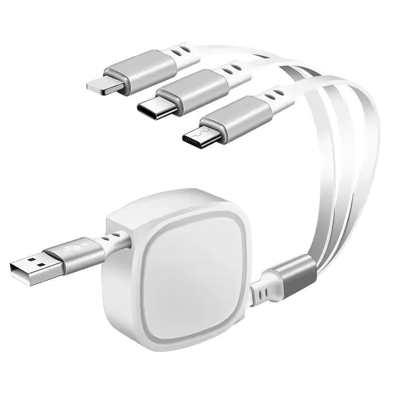 3-In-1 Retractable Charging Cable 2