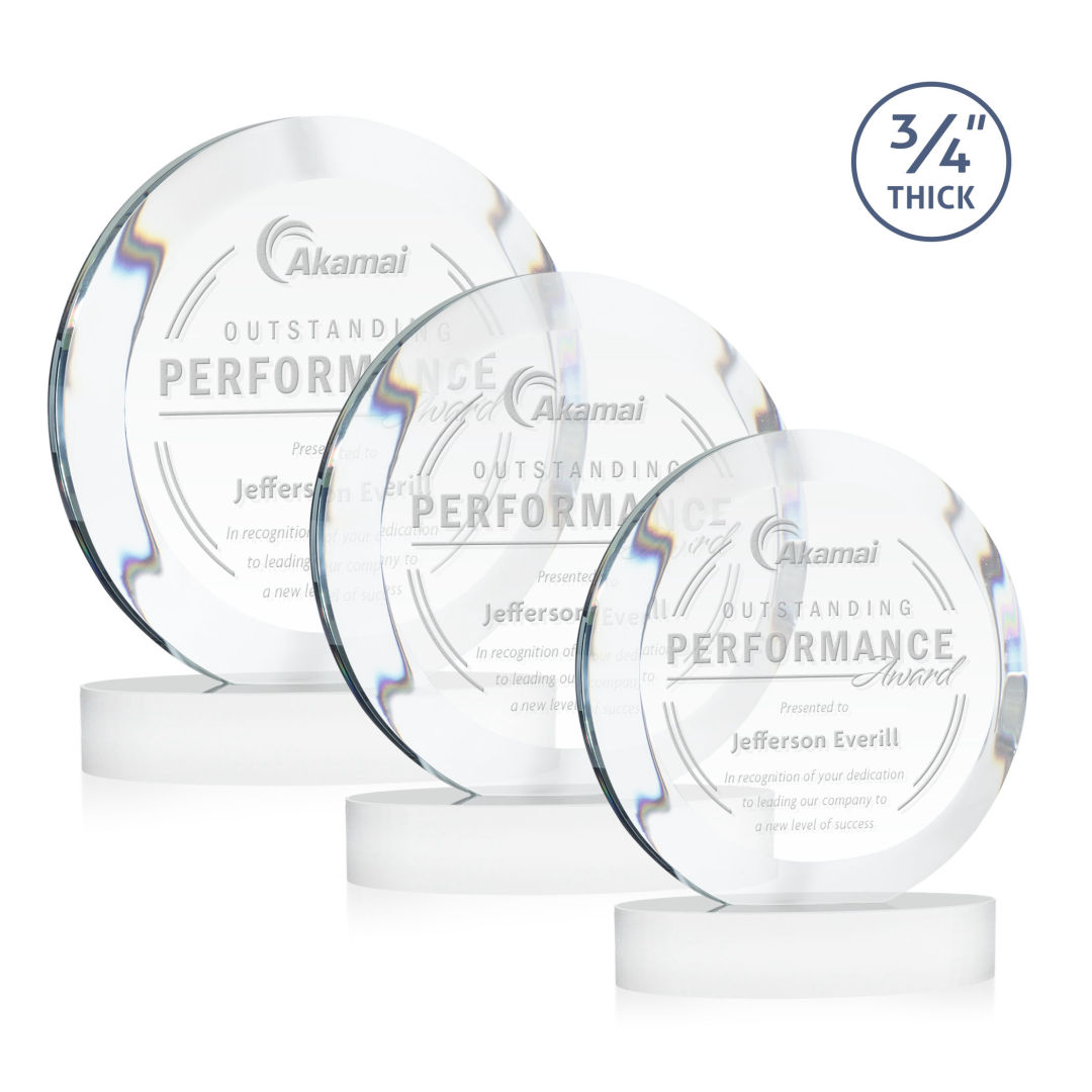 Gibralter Award on Alberton Base - White