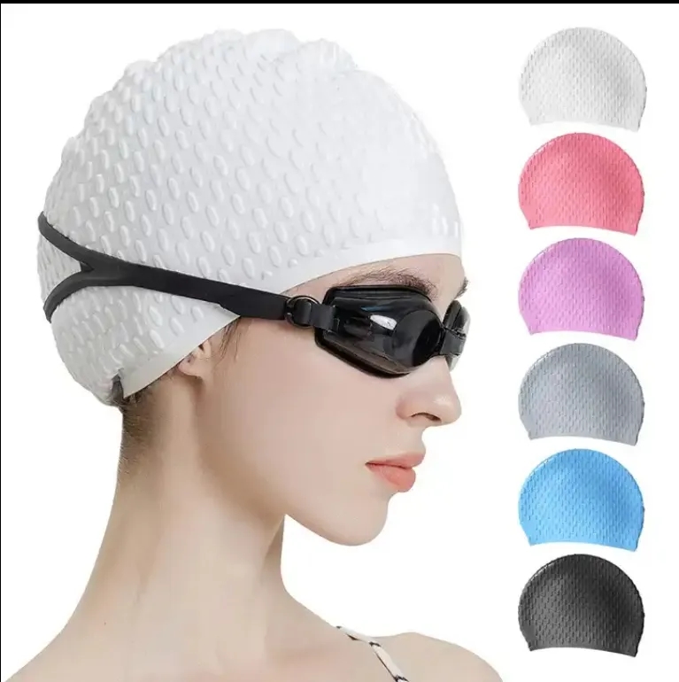 Durable Silicone Adult Swim Cap High Elasticity 2