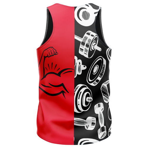 Women's Sublimation Jersey Style Tank Top - 180G Cotton-Feel 3