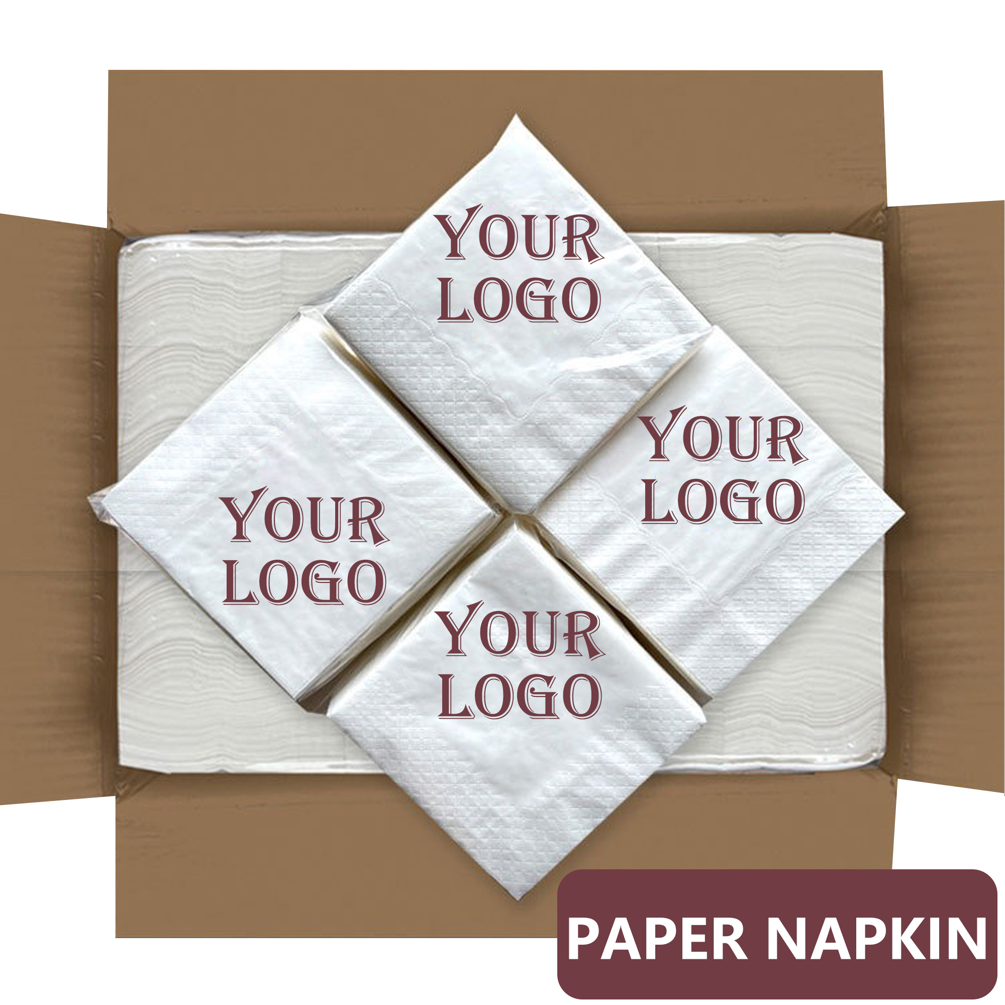 Plastic sealed bag packaged napkins 1