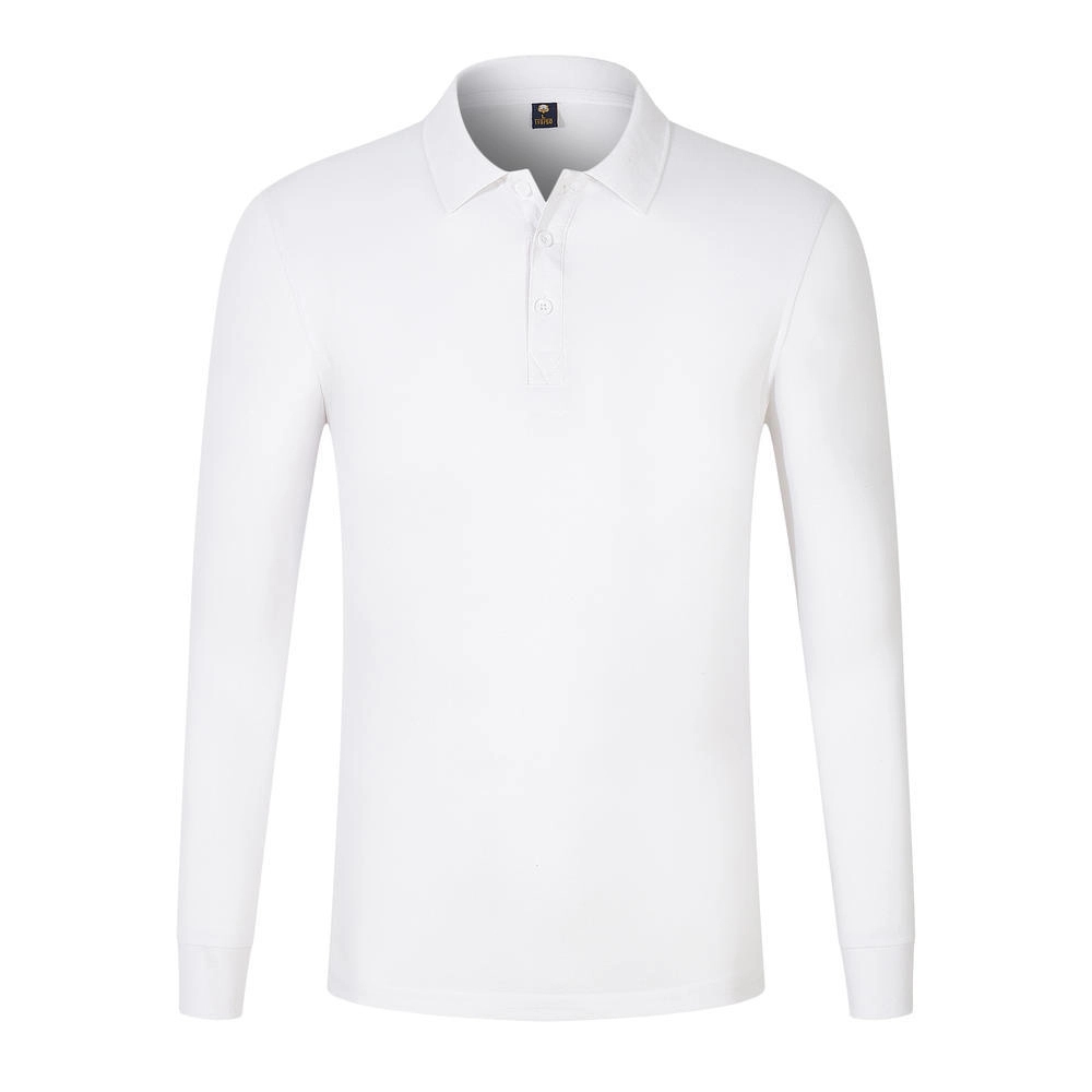 Custom Long-Sleeve Polo Shirts Sweatshirt Tops Work Clothes 1