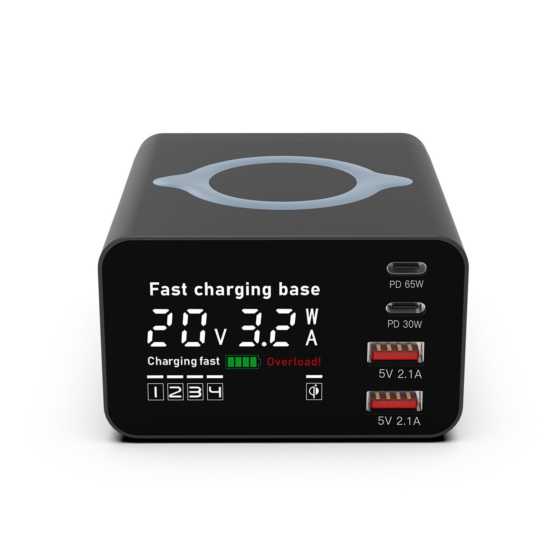 Wireless Charger With LCD Display 2