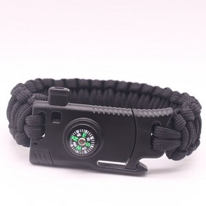 Survival Paracord Bracelet With SOS LED Light 8