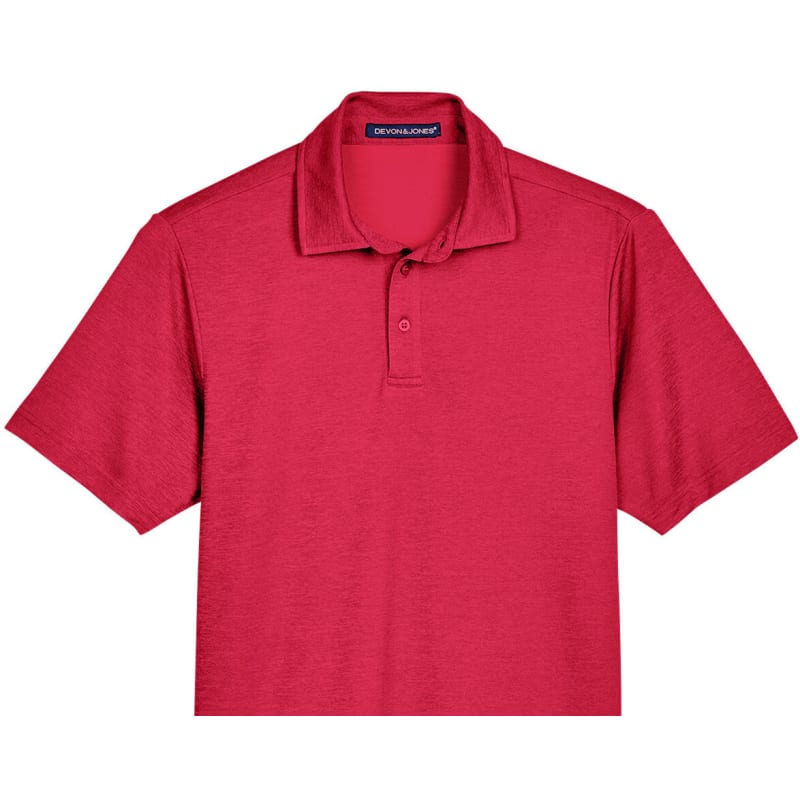 Devon & Jones CrownLux Performance™ Men's Address Melange Polo 14