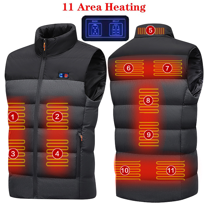 11 Areas Heated Vest w/ Two Button Control 1