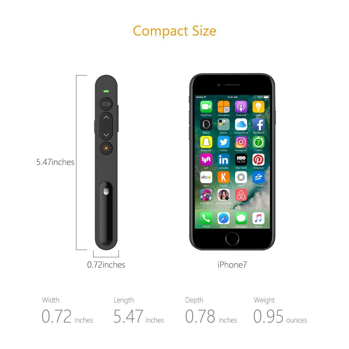 Wireless Presenter Remote Powerpoint Clicker 4