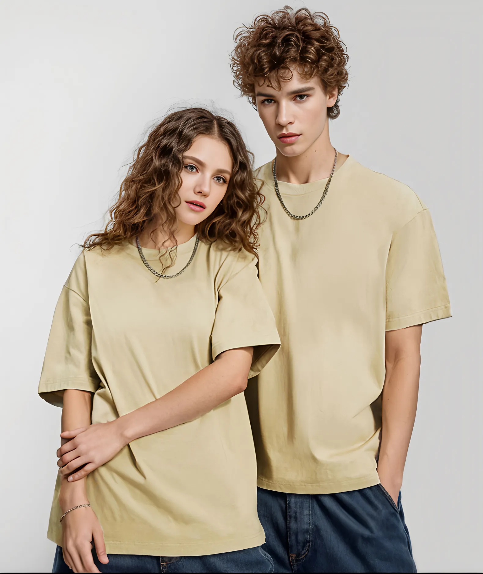 Bulk 230G Heavyweight Cotton Tshirts Blank For Custom Logo Printing 5