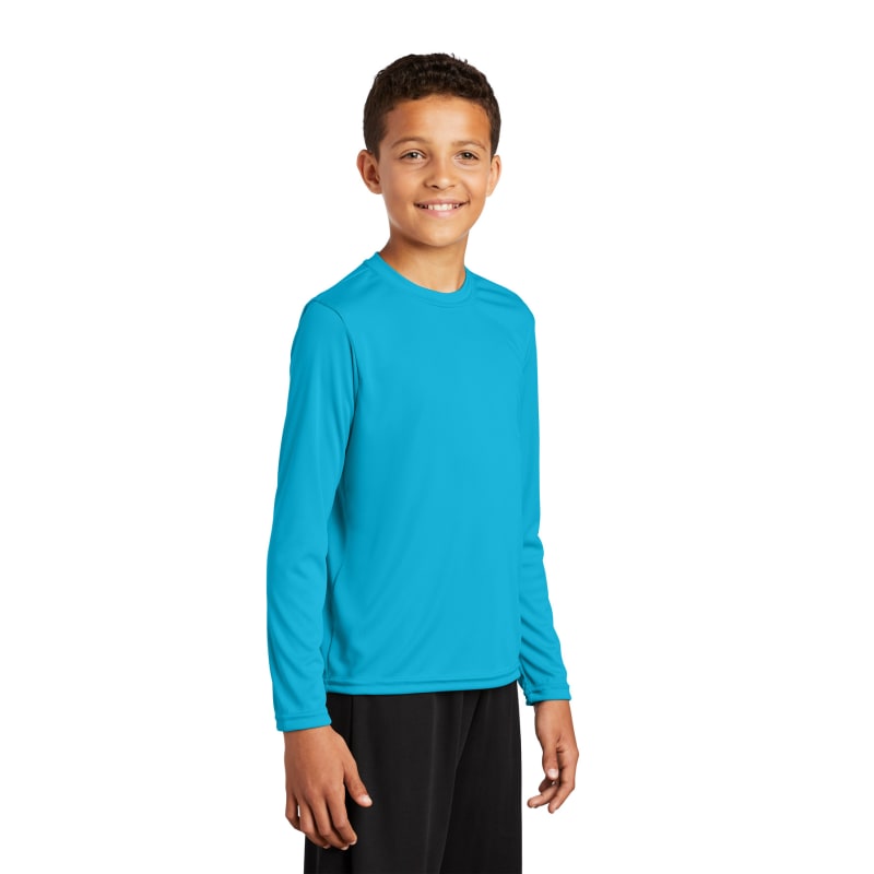 Sport-Tek Youth Long Sleeve PosiCharge Competitor Tee. 121