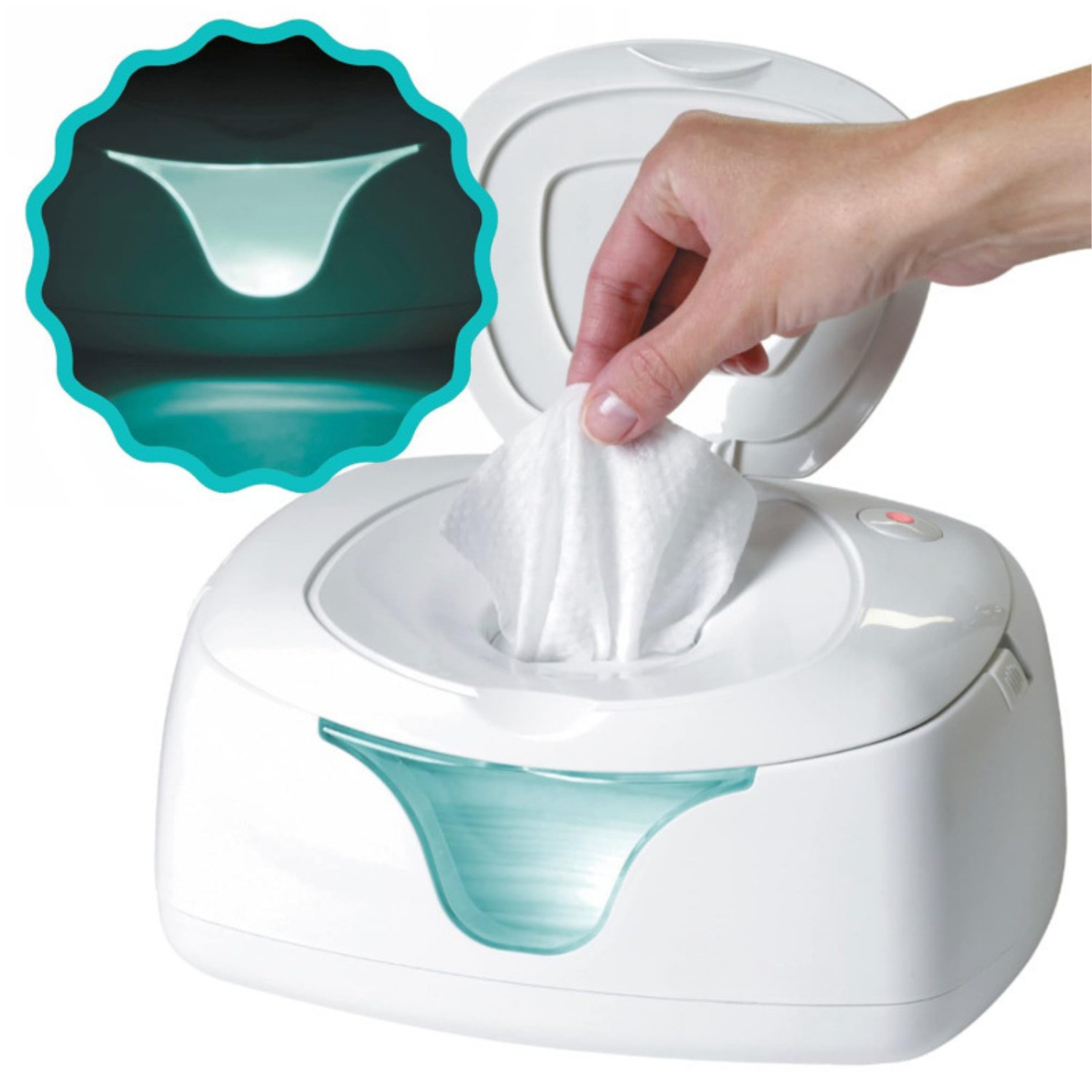 Baby LED Light Wet Wipe Warmer Dispenser 2