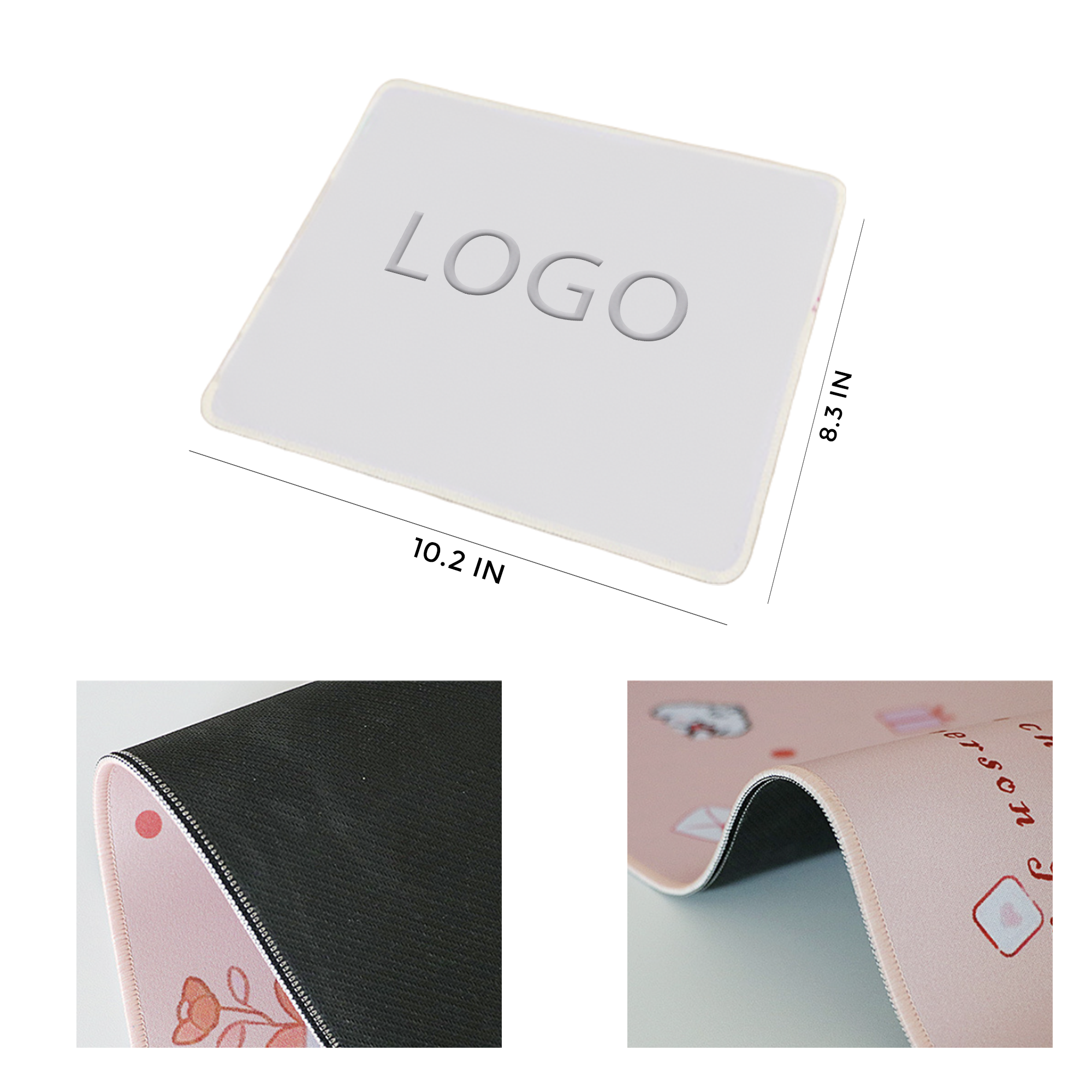 MOQ 50 Pcs Functional Edge Locked Mouse Pad 2