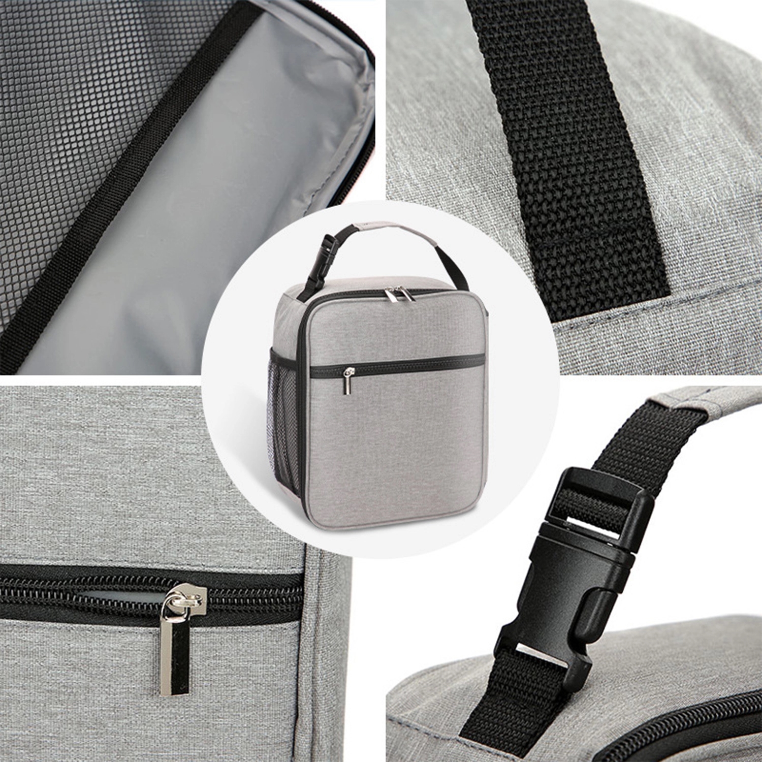 Large Capacity Oxford Cloth Insulation Lunch Bags 3