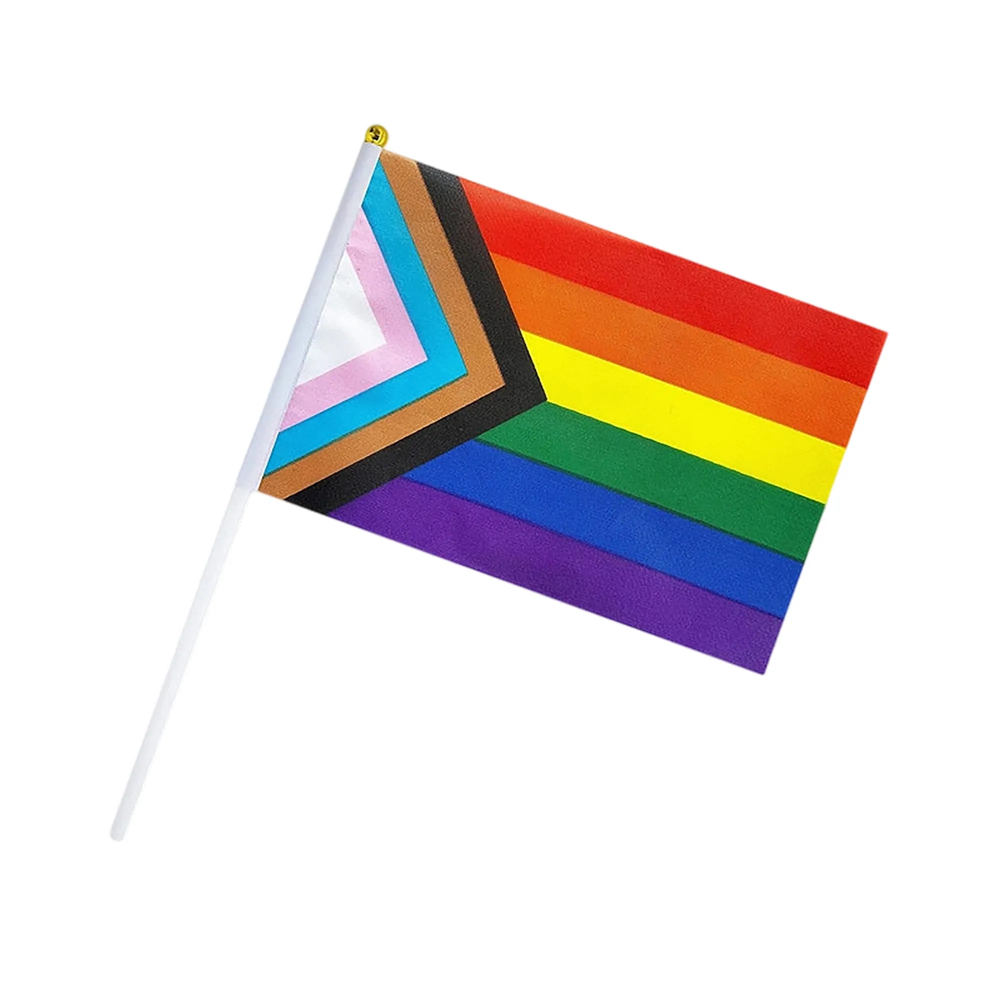 Polyester Rainbow Flag Handheld 6x4 Inch 4