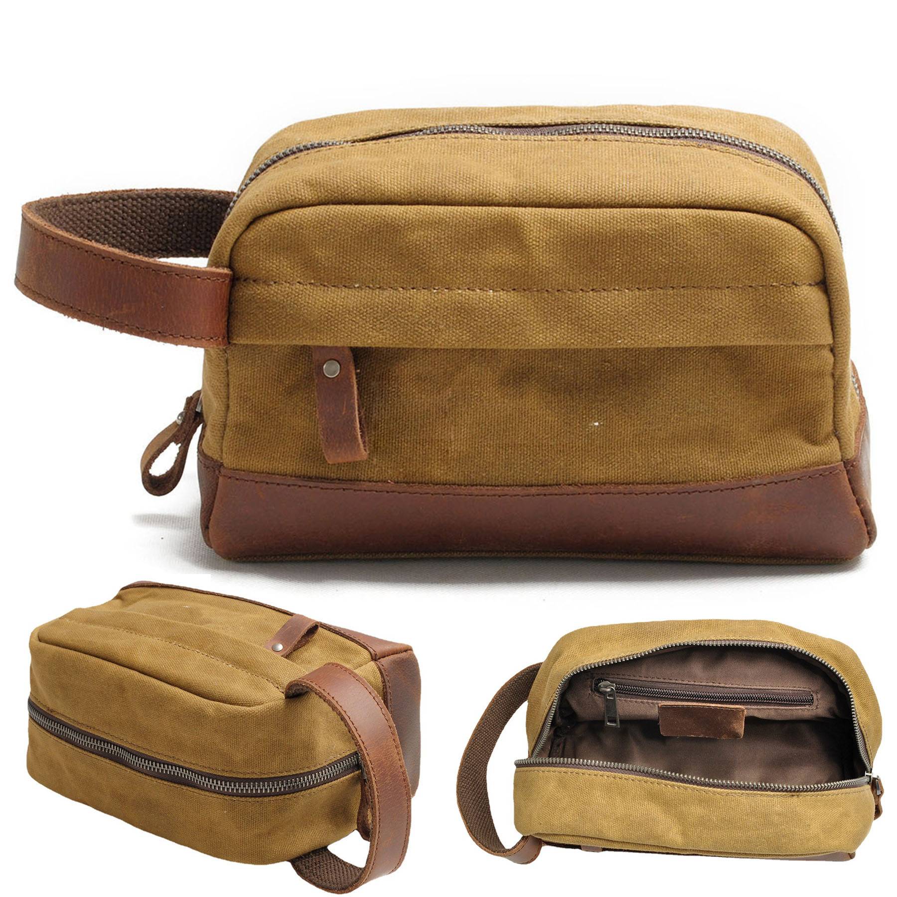 Canvas Travel Water-resistant Toilet Bag 8