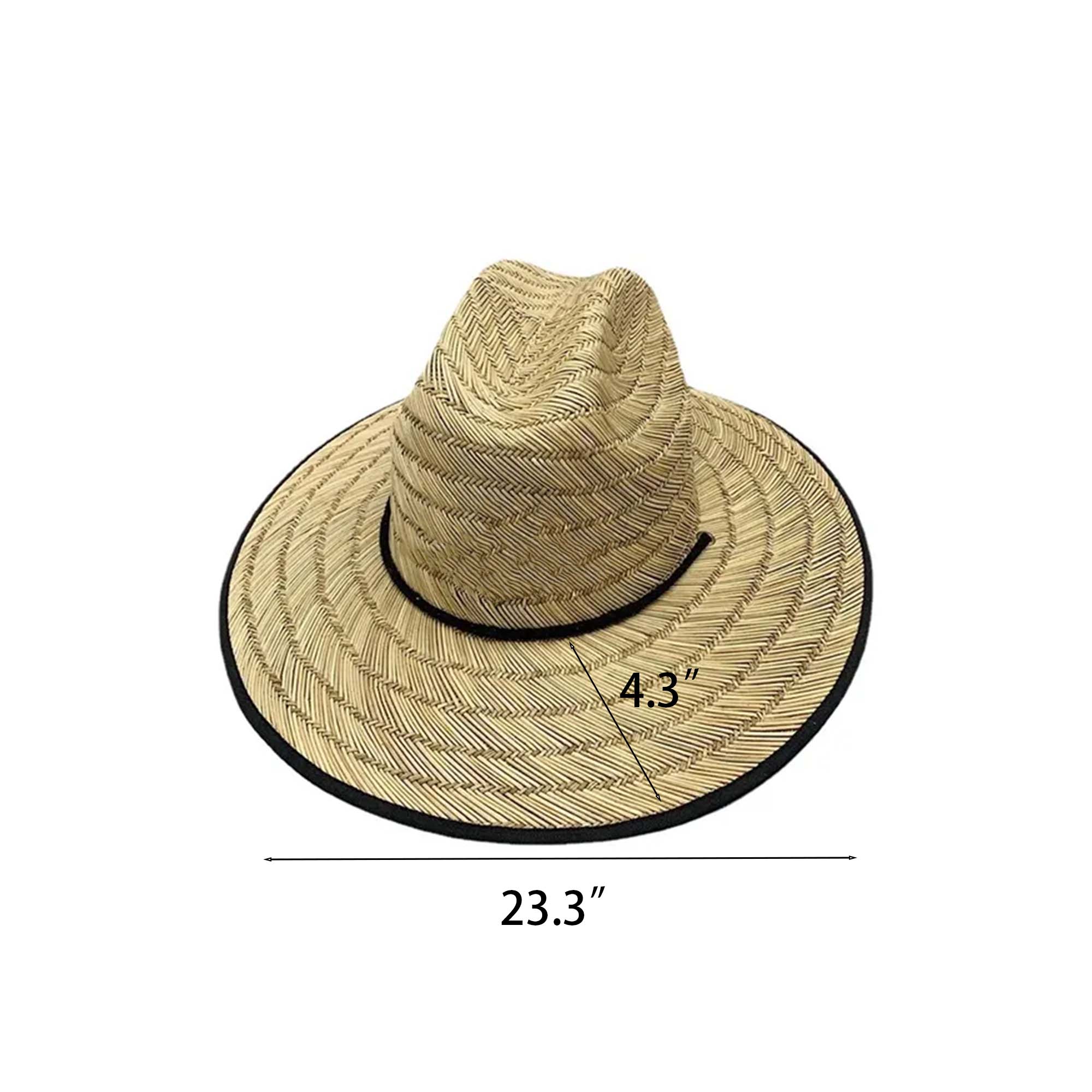 Straw Hat w/ Custom Patch 2