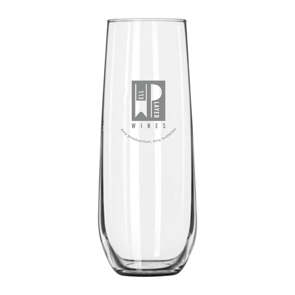 8.5oz. Stemless Champagne Flute 1