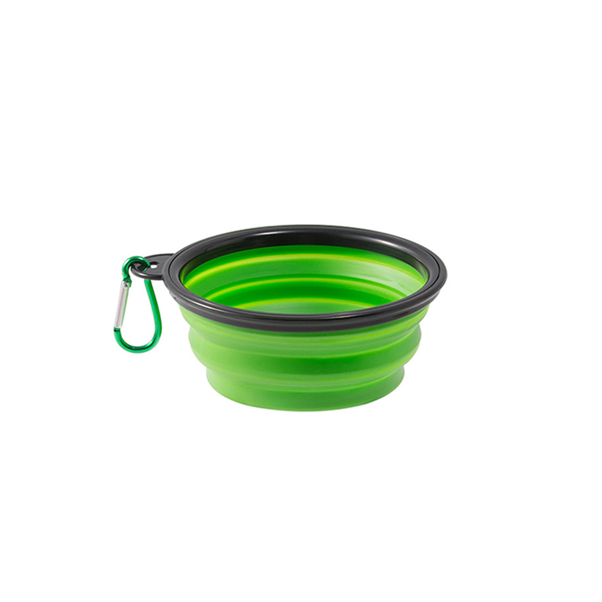 Portable Collapsible Pet Travel Dish With Carabiner 5
