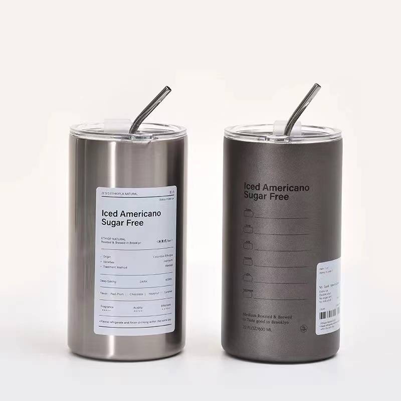 Stainless Steel Double Layer Keeps Cold Insulation Cup. 2